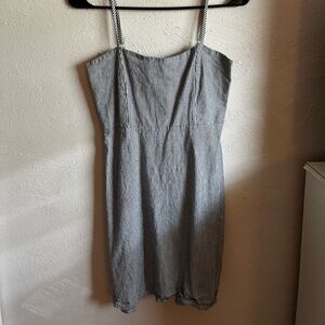 Brandy Melville Gray Sheath Dress Spaghetti Strap Cocktail